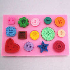 Buttons silicone mould, for choclate or fondant, size of mould 12x7.5cm