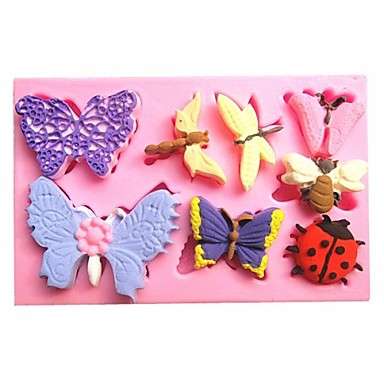 Butterfly silicone mould, for choclate or fondant, size of mould 10.5x6.5cm, Insects