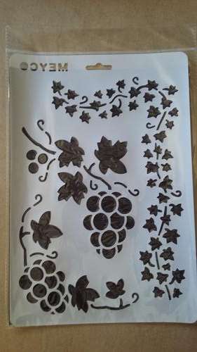 Grape vine cake stencils for cakes