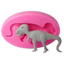 Dino silicone mould, for fondant, size of mould 9x5.5cm