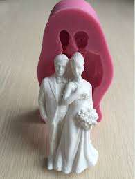 Wedding Couple silicone mould, for choclate or fondant, size of mould 11.5x6cm