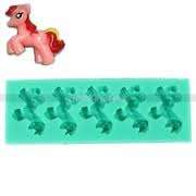 My little pony silicone fondant mould. size of mould 11x4cm