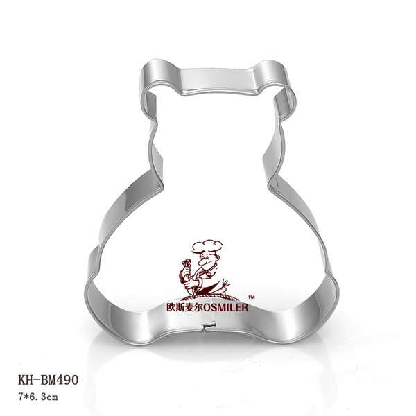Bear cookie cutter metal, 7x6.5cm