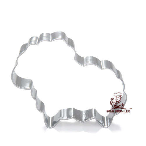 Sheep cookie cutter metal, 8x6cm