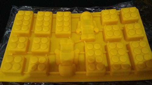 Silicone fondant Lego Man and lego blocks
