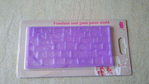 Fondant stone wall embosser