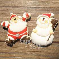 SNowman Christmas Silicone mould, size of mould 6cm x9.5cm