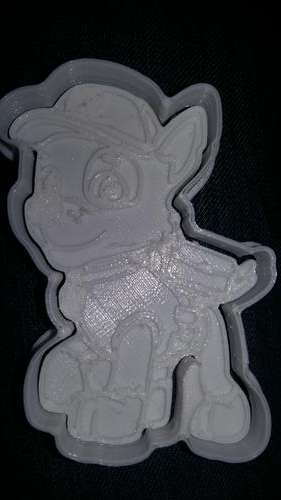 Paw patrol dog cookie cutter