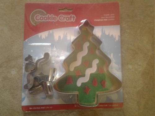 Metal build a tree cookie cutter