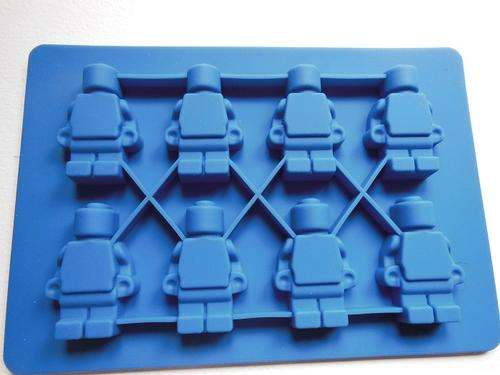 Silicone fondant Lego mould pMen 4x2.5x1cm
