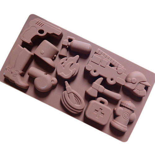 Army/Fireman silicone mould, for choclate or fondant, size of mould 21x10x1.5cm