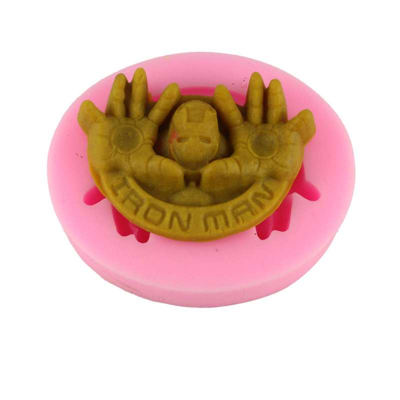 Iron man silicone mould, for fondant, size of mould 7x6cm was R50 now R35