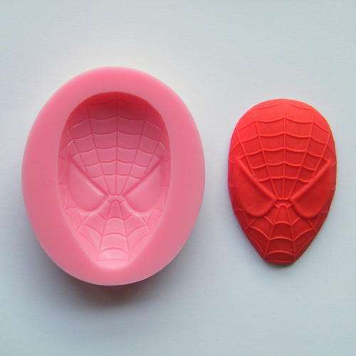 Spiderman silicone mould, for choclate or fondant, size of mould 5.5x3.5cm