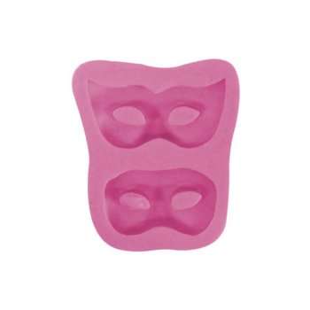 Mask Silicone fondant mould, Top - 4.5x2cm, Bottom - 3.7x2.3cm