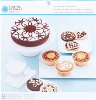 Cake stencils, cake and cupcake, variety pack