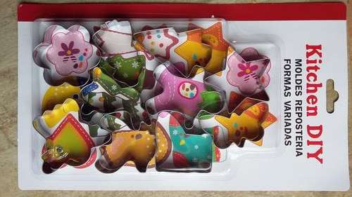 Metal cookie cutter, Christmas set