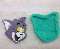 Tom and Jerry silicone mould, for fondant, size of mould 5x6cm