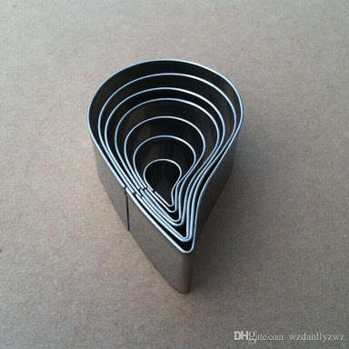 Cockscomb Metal Fondant cutters