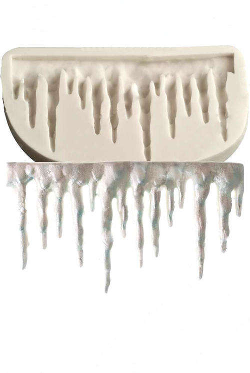 Ice Silicone fondant mould, size of Mould 9.5x6cm