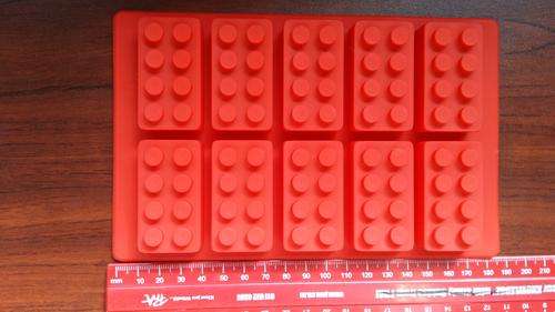 Silicone fondant Lego mould Blocks 4.5x2.5x1.5cm
