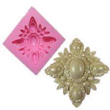 Brooch mould, for  fondant, size 4x4cm