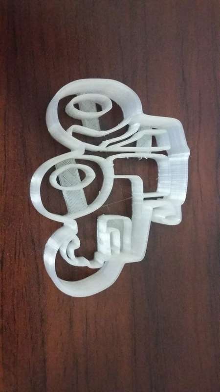 Tractor cookie cutter, 7x5cm