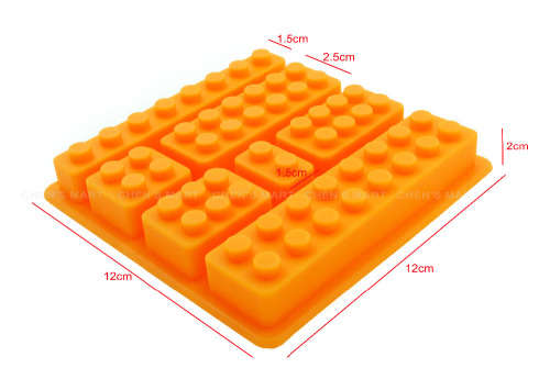 Silicone fondant Lego Blocks