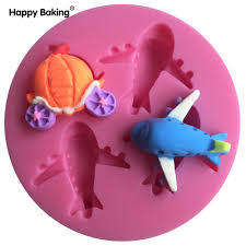 Silicone mould, airoplane, size of mould  7.5