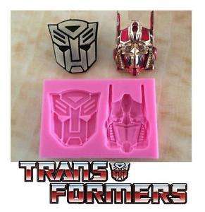 Transformers silicone mould, for choclate or fondant, size of mould 10x6.5cm