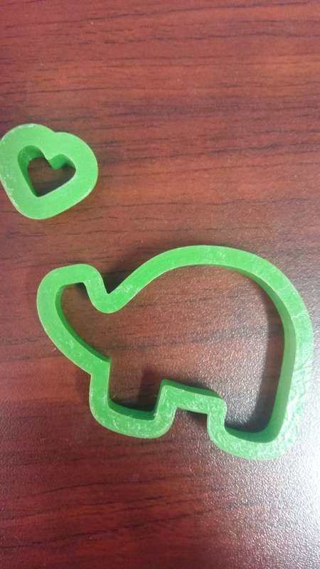 Elephant fondant cutter, 4.2x6.2cm