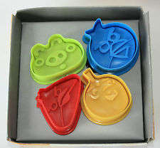 Angry Birds fondant / cookie plunger cutter set