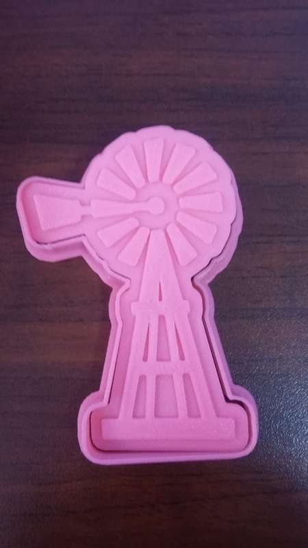 Windmill cookie cutter, 8.5x6cm