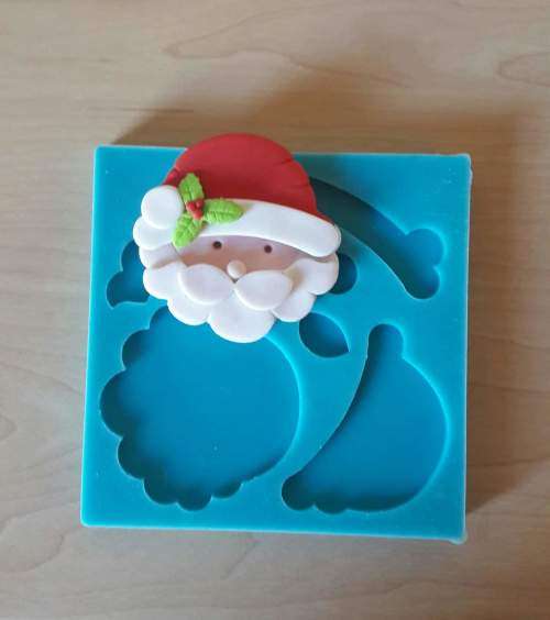 Silicone mould  asemble it Santa