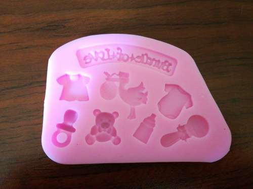 Baby silicone mould, for choclate or fondant, size of mould 9x7cm