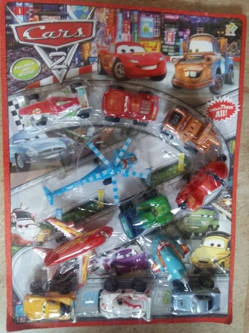 McQueen plastic cake toppers (size of mcqueen is 6cm)
