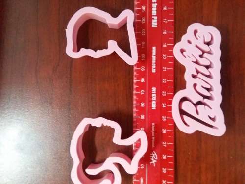 Barbie plastic cookie cutters