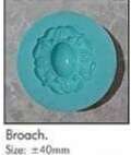 Silicone mould Brooch