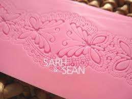 Butterfly Silicone lace mat 39x9.5cm