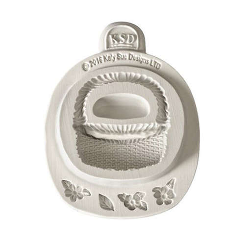 Silicone fondant Basket mould, size 4.5x4.2cmcm
