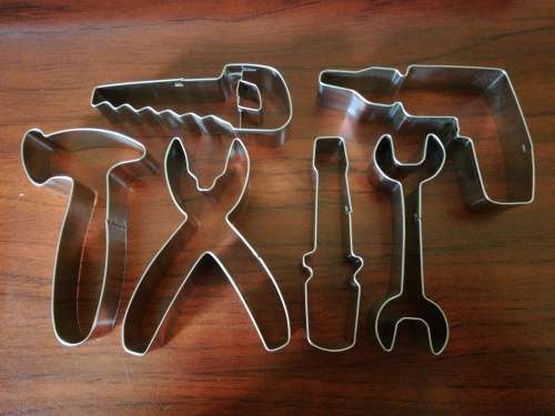 Metal Fondant cutters, Toolset.