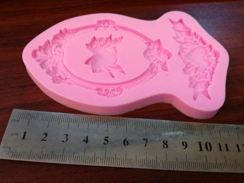 Frame Border silicone fondant mould.