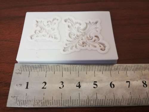 Flower Embellishment silicone fondant mould.