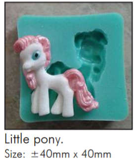 My Little Pony Silicone fondant / sugarpaste mould