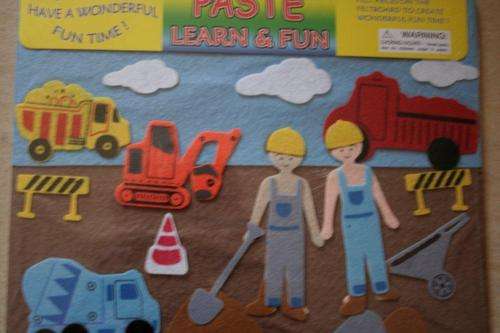 Felt pieces on felt board , Construction, was R45 now R25