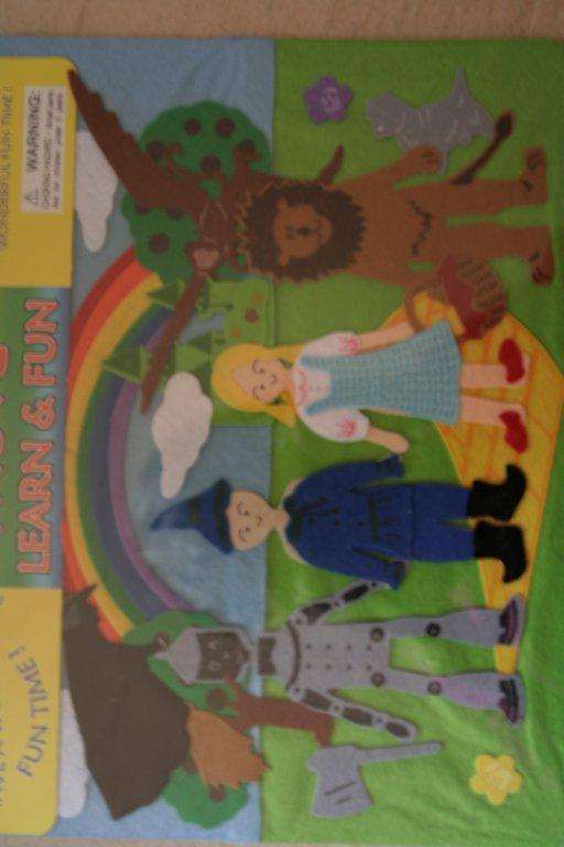 Felt pieces on felt board , Wizard of Oz, Was R45 now R25