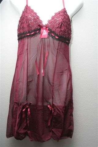 Maroon & Black Lingerie, L/XL, Special Only R35