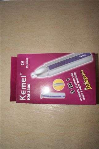 Kemei 2 in 1, Hygienic clipper for nose & hair trimmer, Rechargeable
