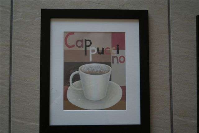 Framed Coffee Print 33x37cm, Was R150 now R60