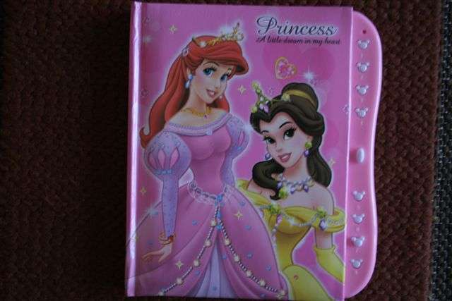 Princess Lockable Note book 15x12cm
