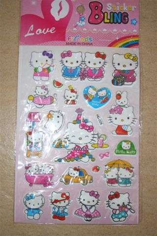 Hello Kitty Puffy stickers
